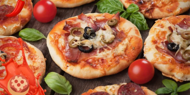 طريقة عمل ميني بيتزا بالجبنة