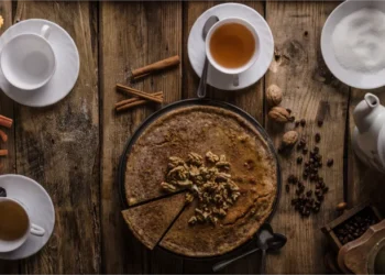 طريقة عمل كيكة الجوز والقرفة