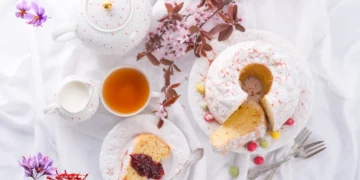 طريقة عمل كيكة زعفران